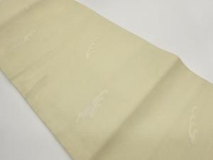 紗 波模様織出し名古屋帯